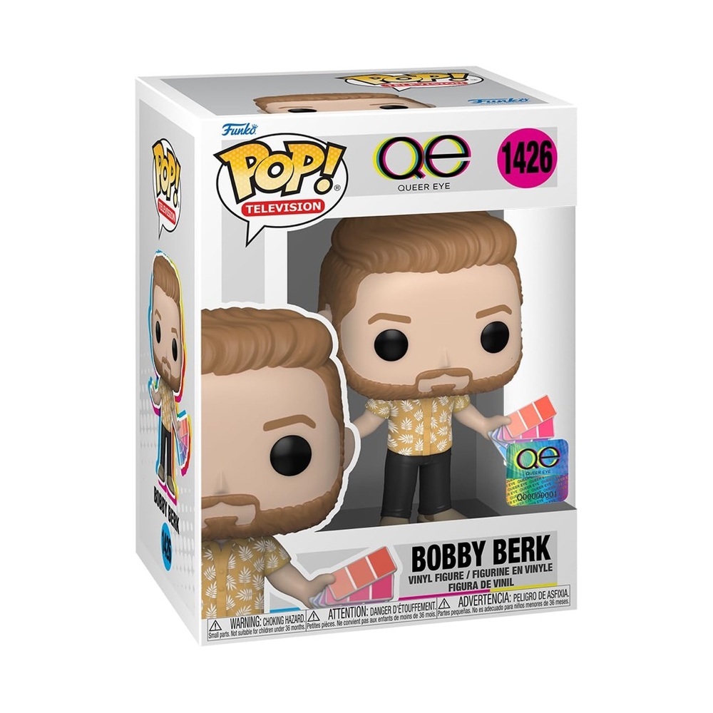 Funko Pop! Television Queer Eye Bobby Berk #1426 Vinyl Figure NEW